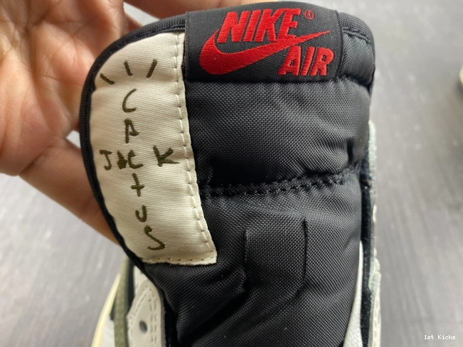 OG 1 Air DZ4137-106 WMNS Olive Jordan x Scott Low Travis 0520